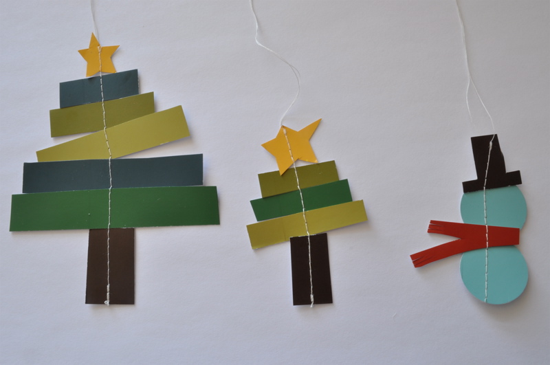 paper christmas ornaments