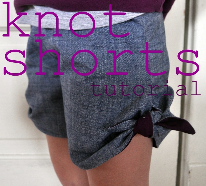 knot shorts tutorial by elsie marley