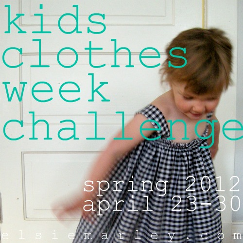 big button for kids clothes week challenge