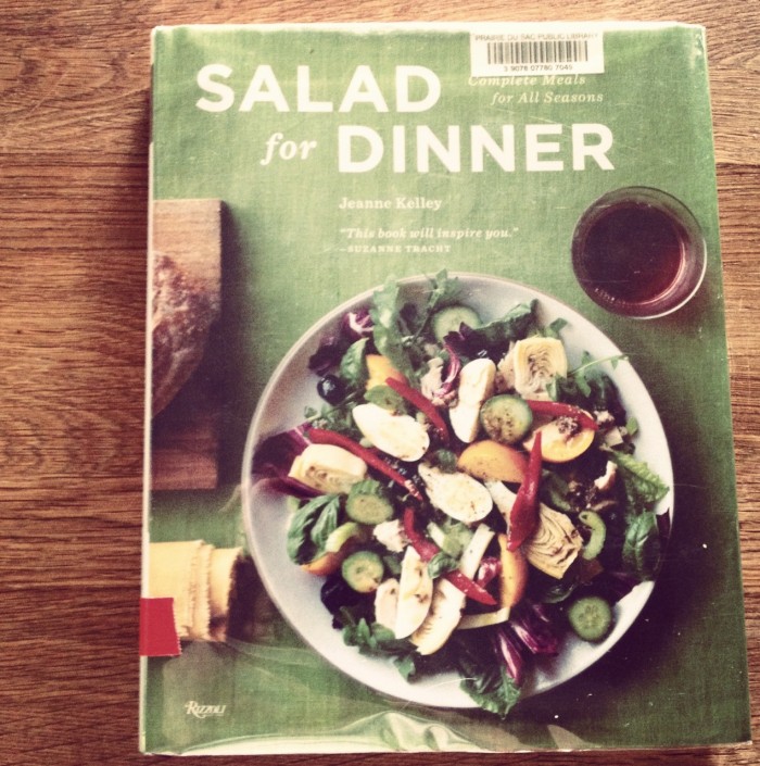 salad for dinner by Jeanne Kelley