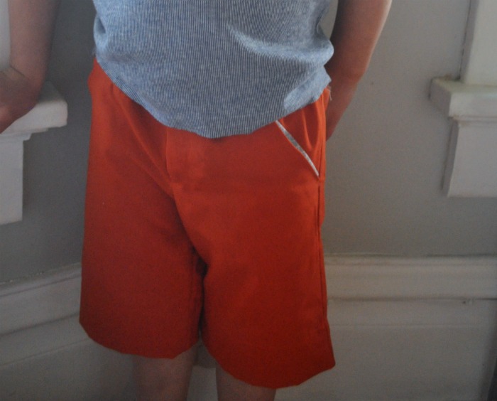 orange shorts