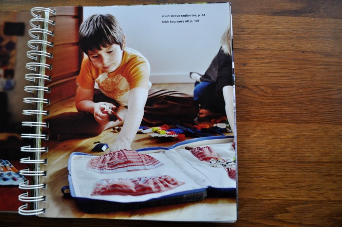 raglan tee and brick bag pattern