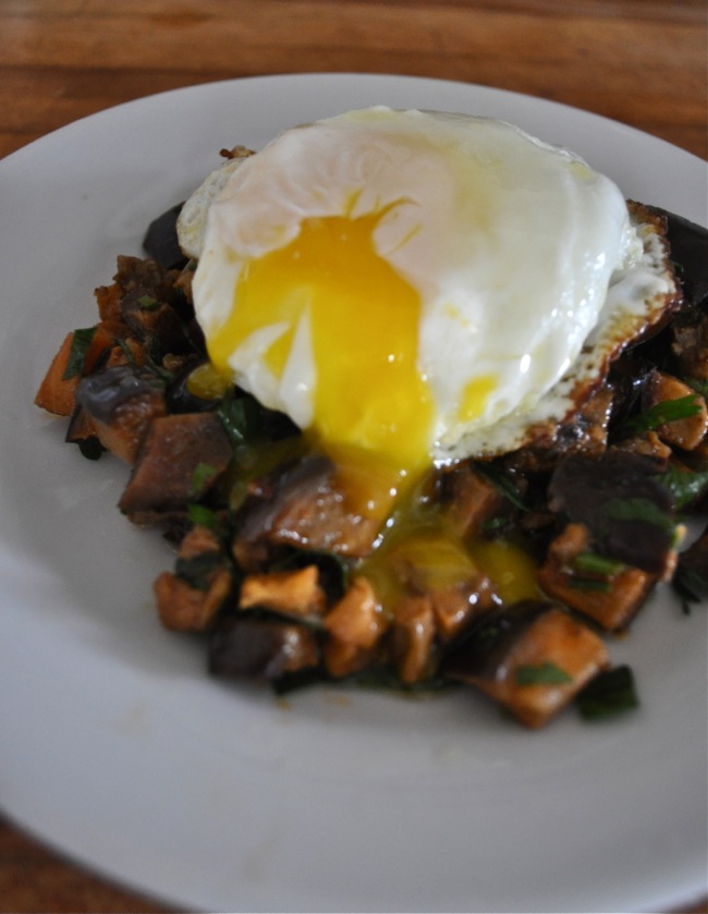 egg and eggplant