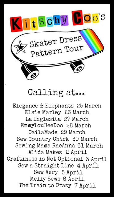 skater dress pattern tour