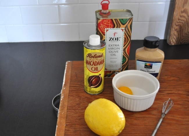 making mayo