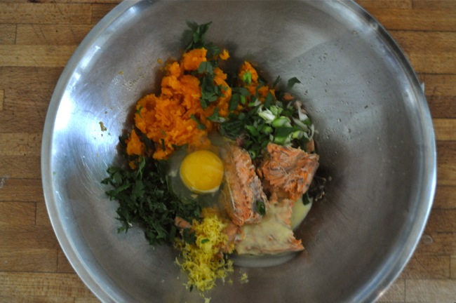sweet potato salmon cakes
