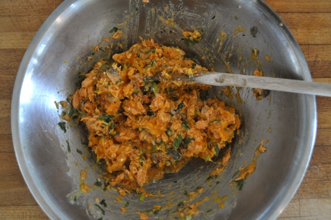 sweet potato salmon cakes