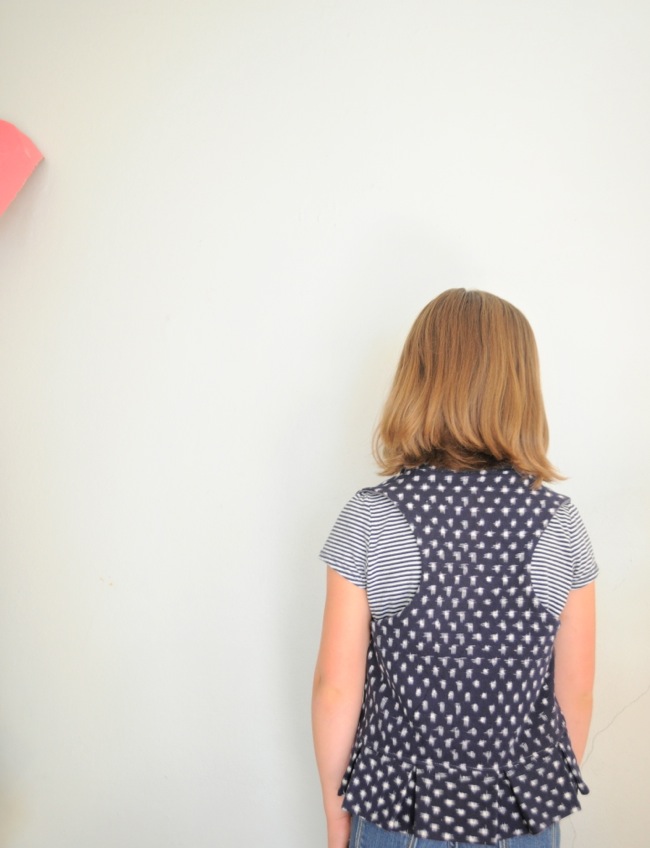 ikat vest by elsie marley