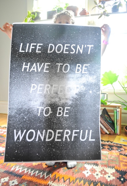 DIY black and white nursery posters on elsie marley